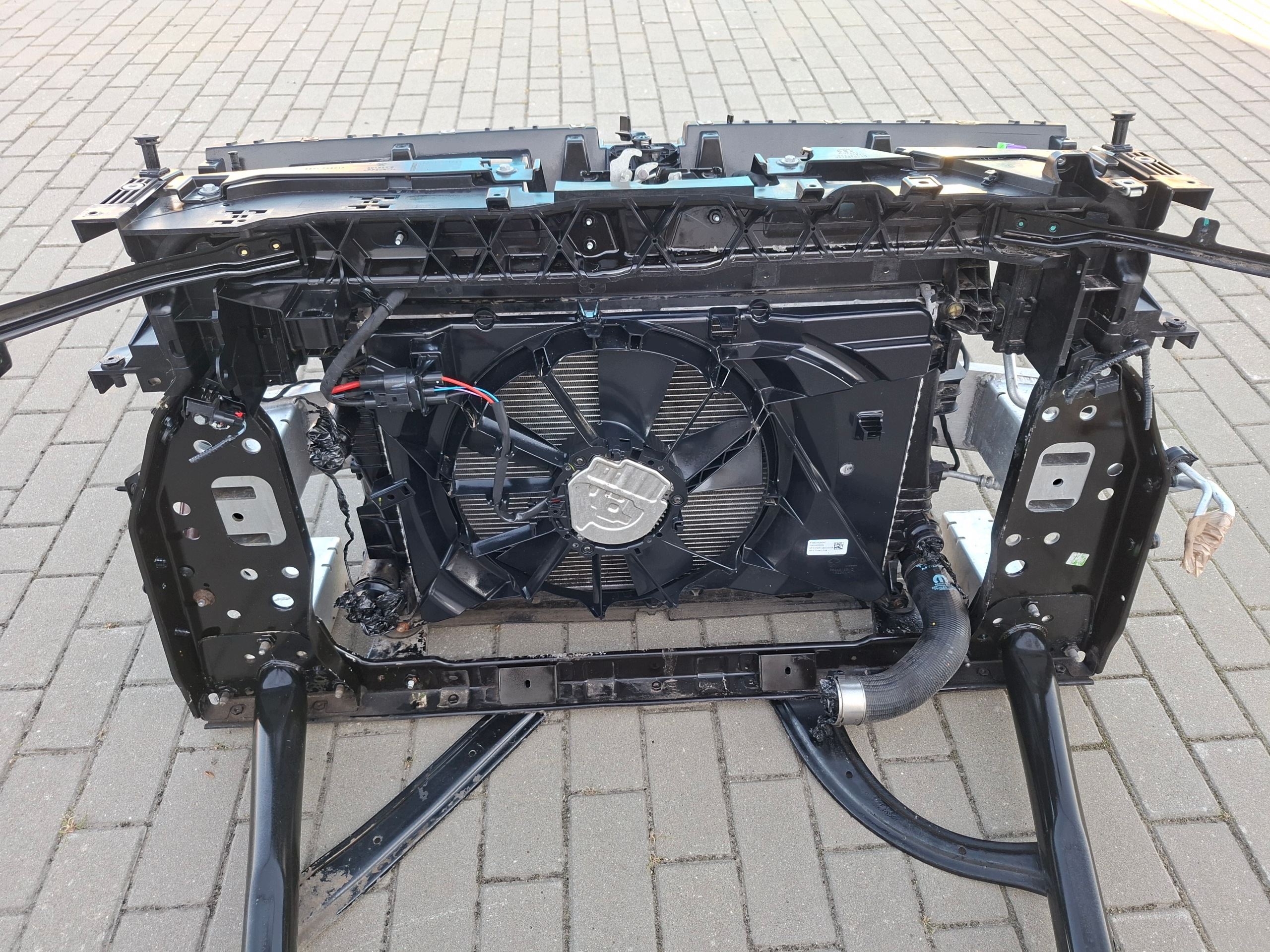 front body wall front pillar sider radiator JEEP COMPASS II 1.4 M-AIR