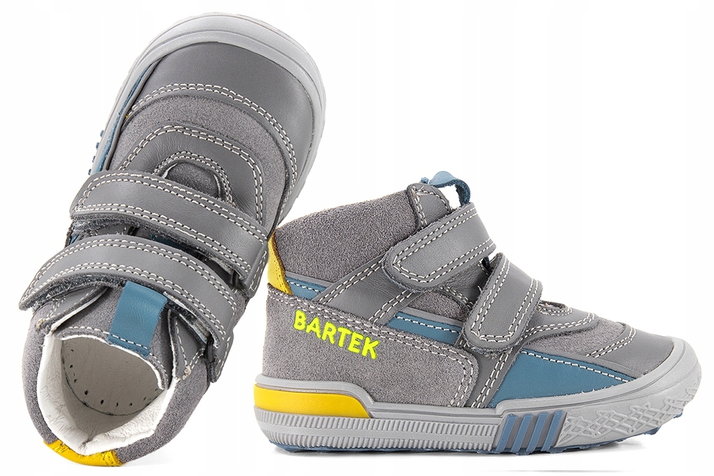BARTEK 91756 TRZEWIKI CHŁOPIĘCE PÓŁBUTY szare 23
