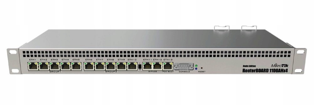 Mikrotik RouterBOARD RB1100x4, RB1100AHx4, 1GB Ram, 4x 1.4 GHz, RouterOS…