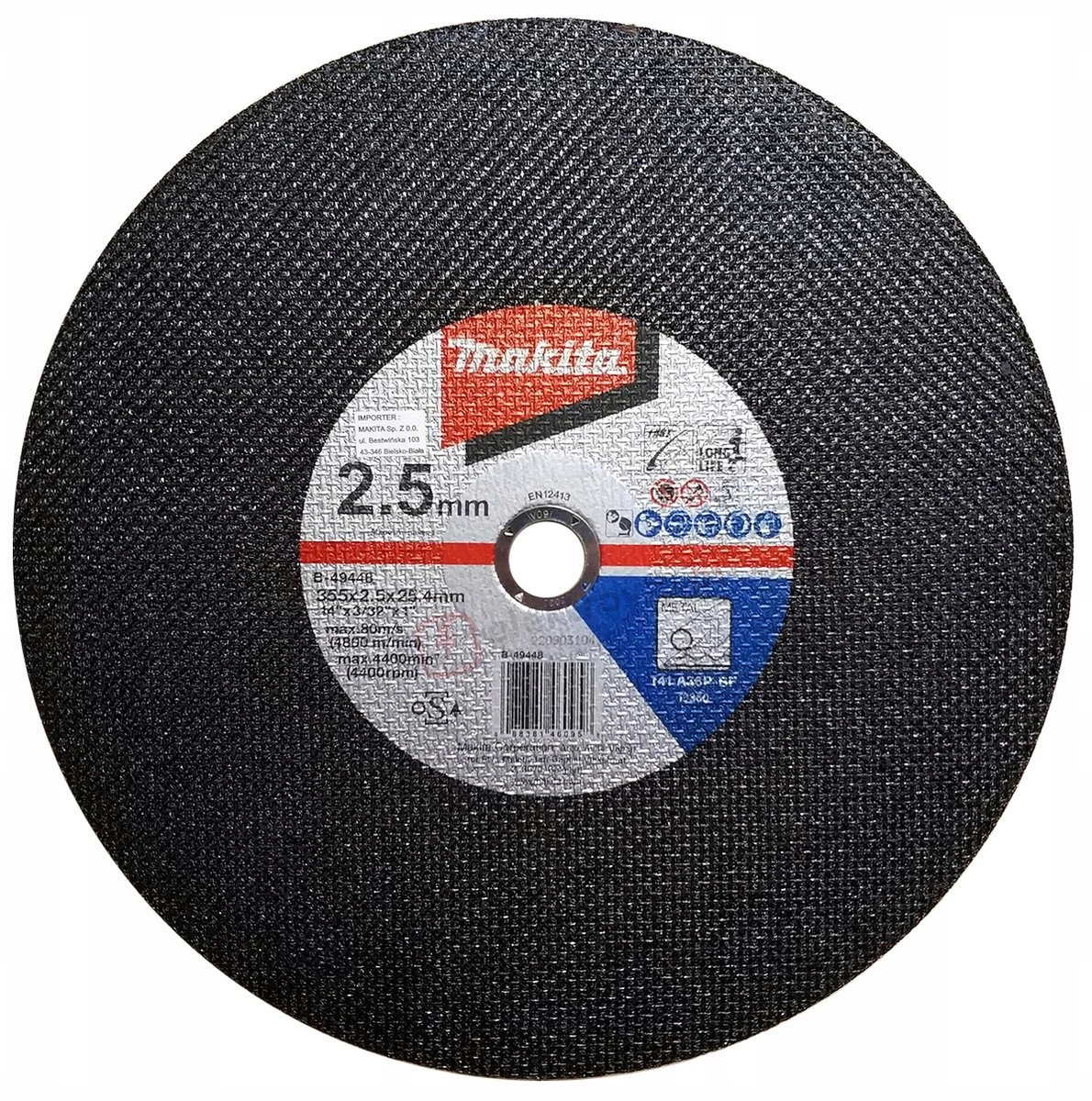 

Makita B-49448 Tarcza Do Stali 355x25,4mm 1szt.