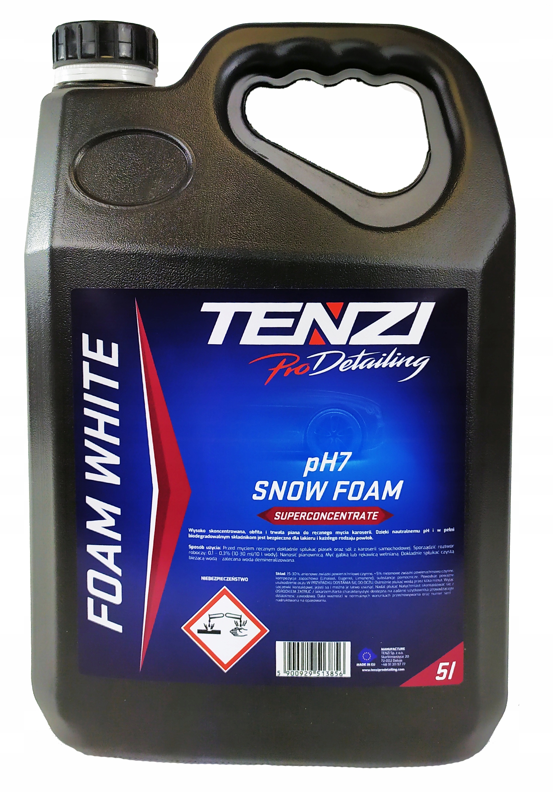 TENZI ProDetailing пена белая пена для кузова автомобиля