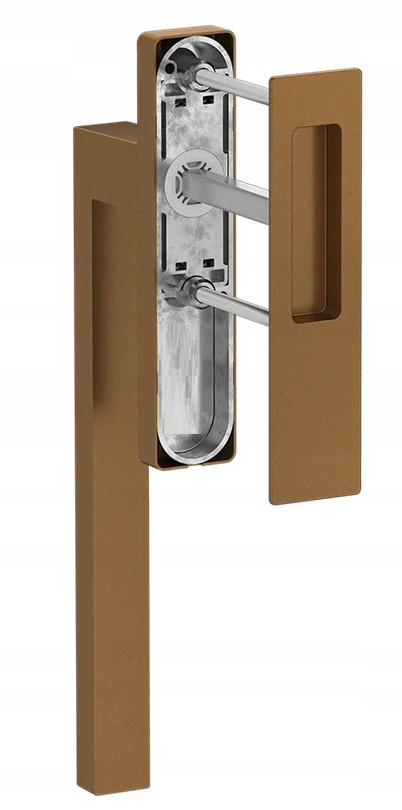 Medos klika pro posuvné dveře Hs s úchytem staré zlato Gold