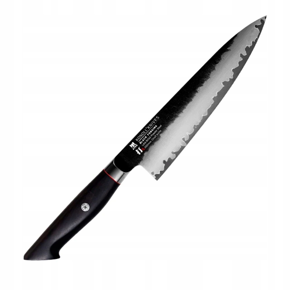 Kuchynský nôž Chef/Gyuto 200 mm Konoll Black Forging