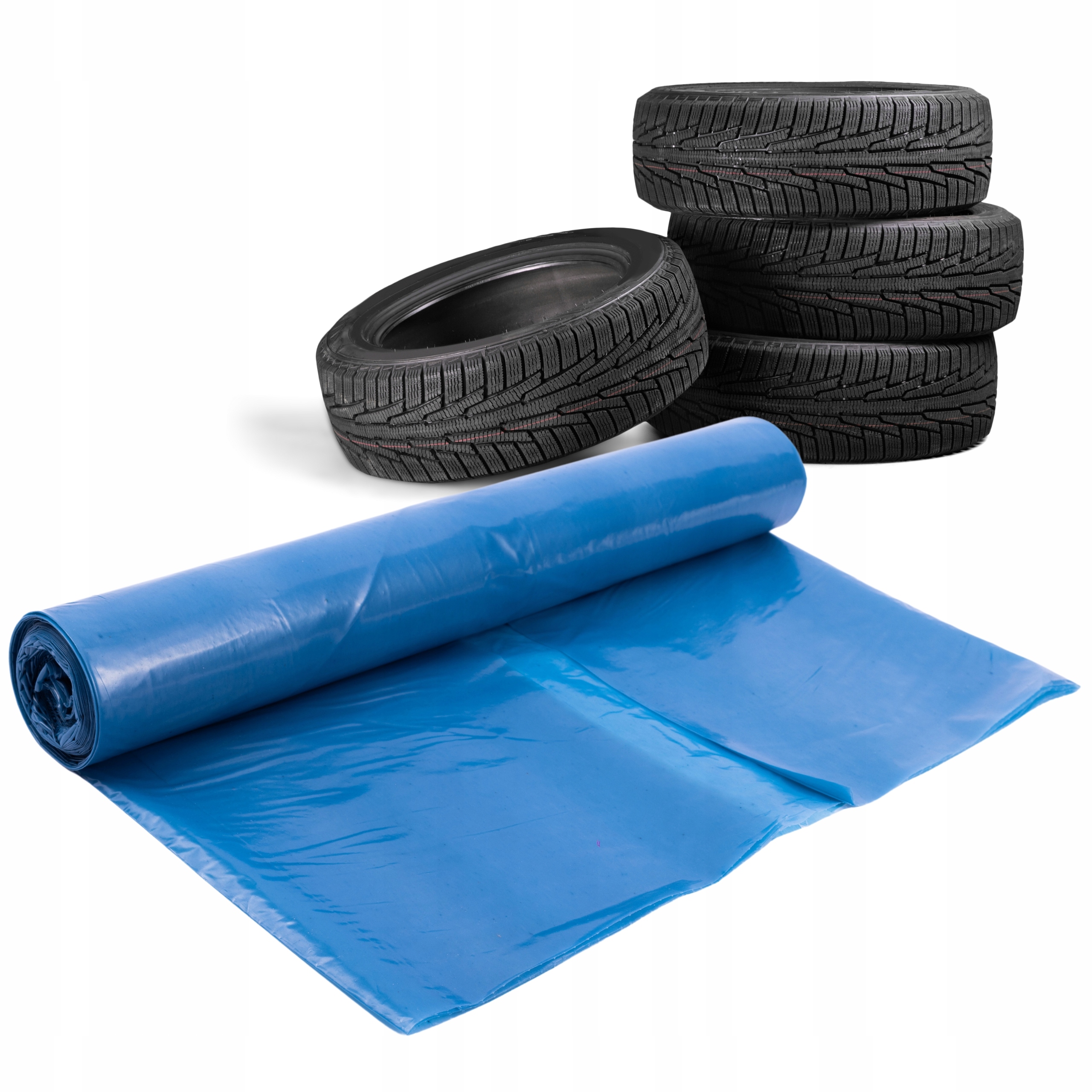 Worki na opony 100/100 cm duże, mocne, grube 8 szt.