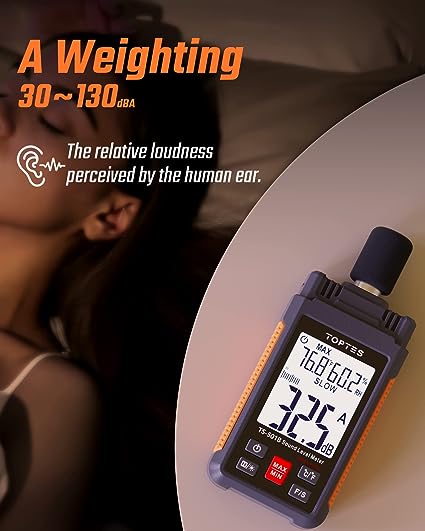 DECYBELOMIERZ SONOMETR MIERNIK POZIOMU DŹWIĘKU Model TS- 501B