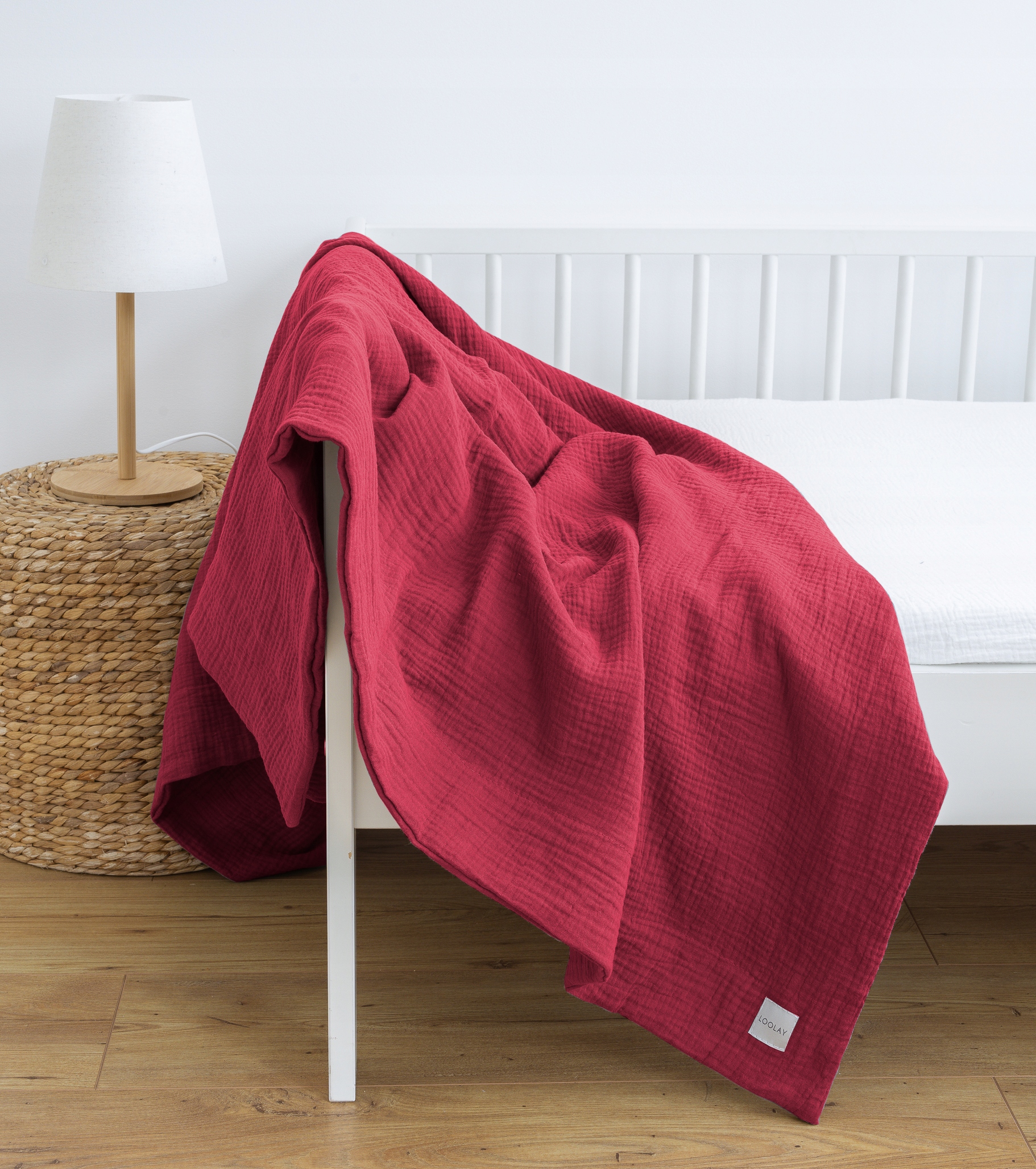 2-vrstvová Mušelínová Deka 150 x 200 cm Mušelín 100% bavlna teplá přikrývka