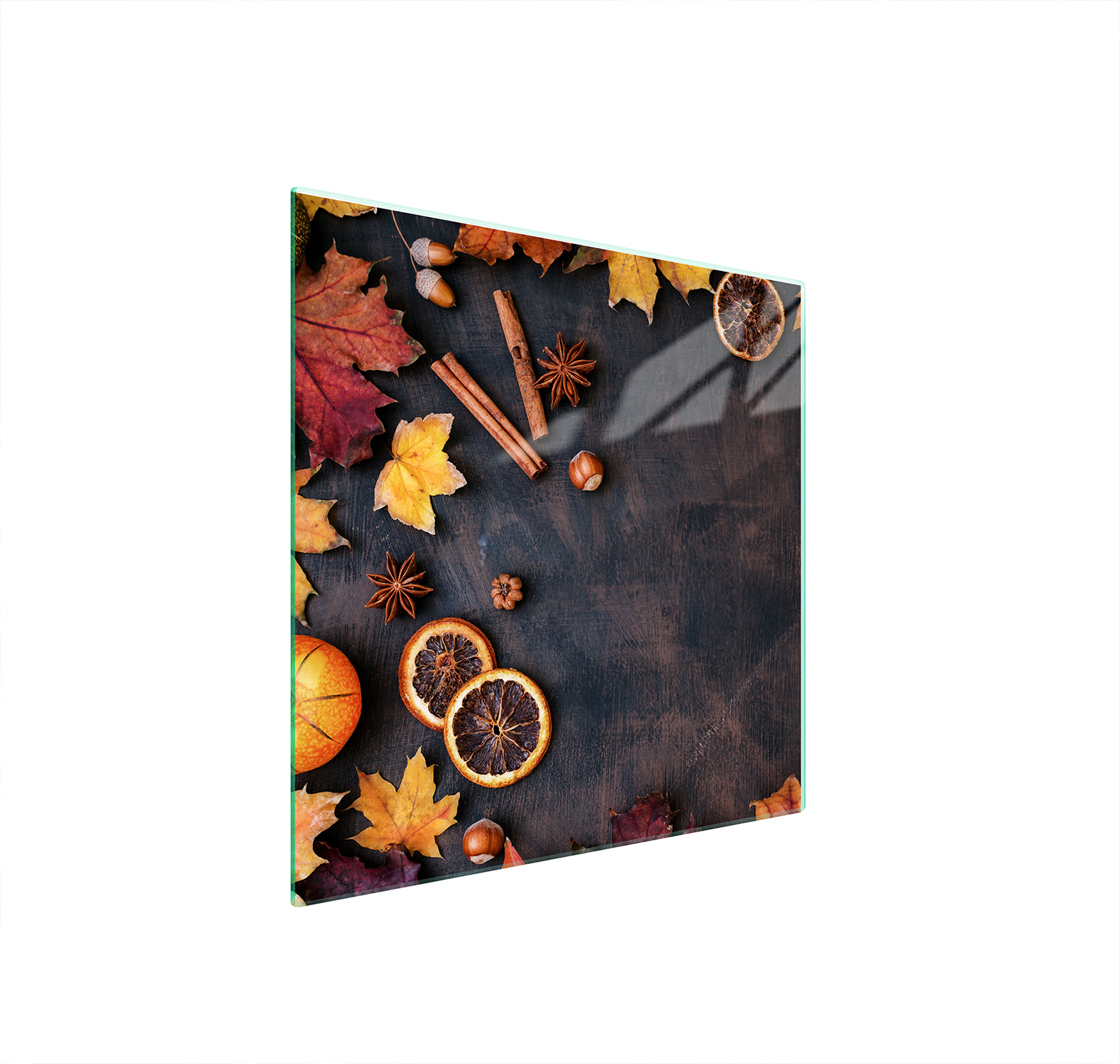 Ochranná Skleněná Deska Na Sporák 50x52 Listy Tvrzené Sklo