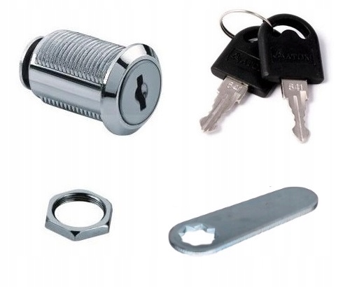 

Zamek bębenek 25mm do szaf Bhp skrzynek szafki