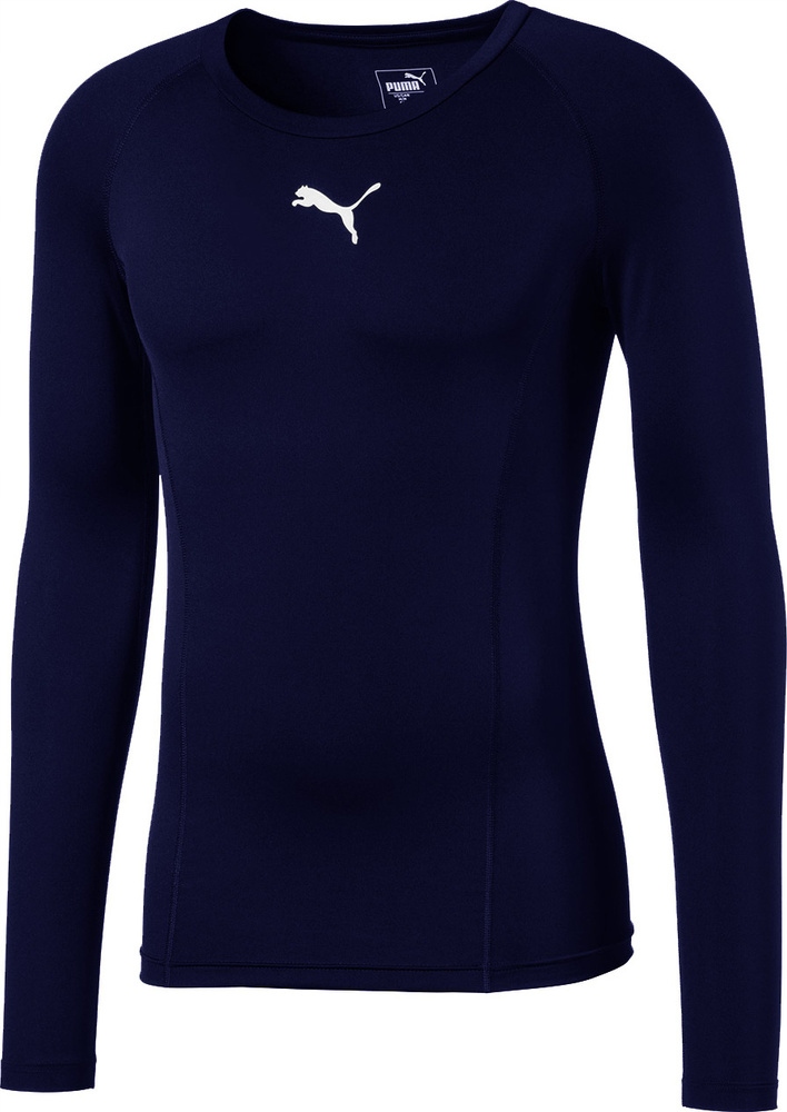 Tričko Puma Liga Baselayer Ls Námořnická Modrá, velikost 2XL