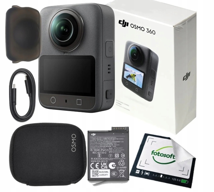 Kamera sportowa Dji Osmo 360 Standard Combo 4K Uhd Etui