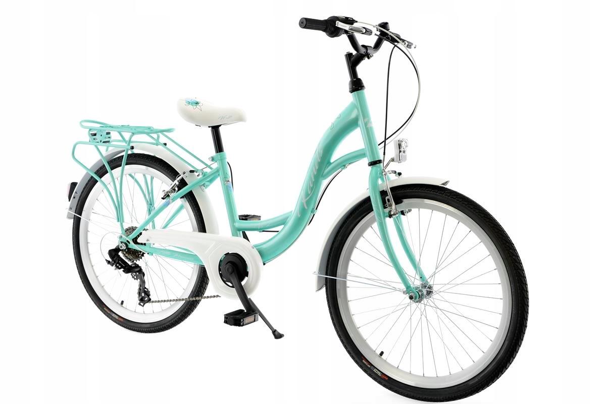 Rower 24 Laguna Kands VS-2 miętowo-biały połysk 2023