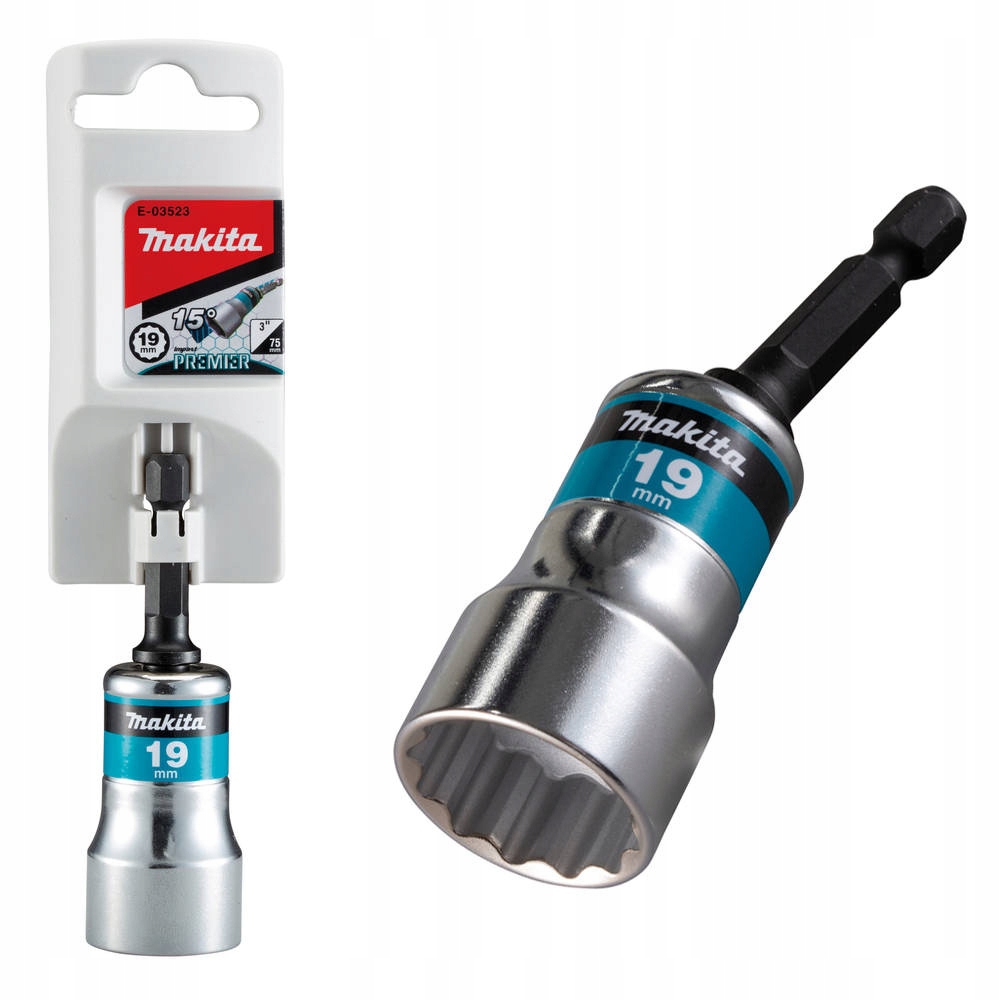 Makita Klucz nasadowy przegubowy 19x80 mm 1/4" Impact Premier E-03523