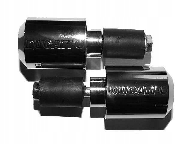 KK-062 - НОВІ ХРОМОВАНІ НАКОНЕЧНИКИ РУЛЬОВОГО КОЛЕСА-DUCATI
