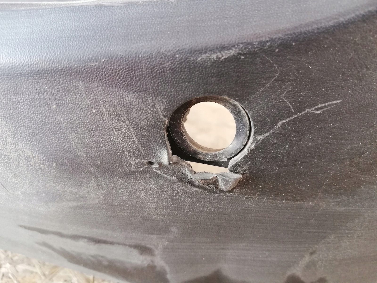 HYUNDAI IX35 bumper rear part rear below PDC