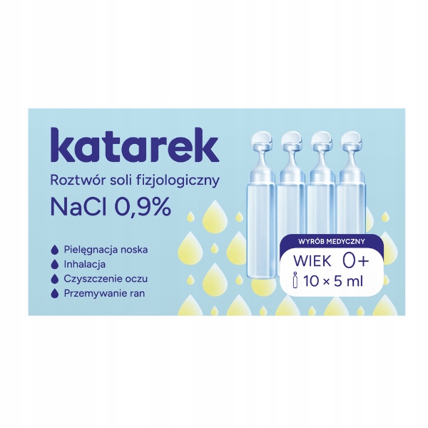 КАТАРЕК детский физиологический раствор 10x5ml