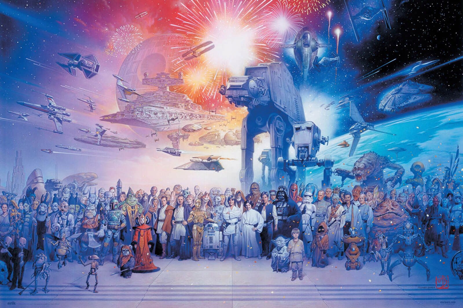 

Plakat Star Wars Legacy Characters 91,5x61 cm
