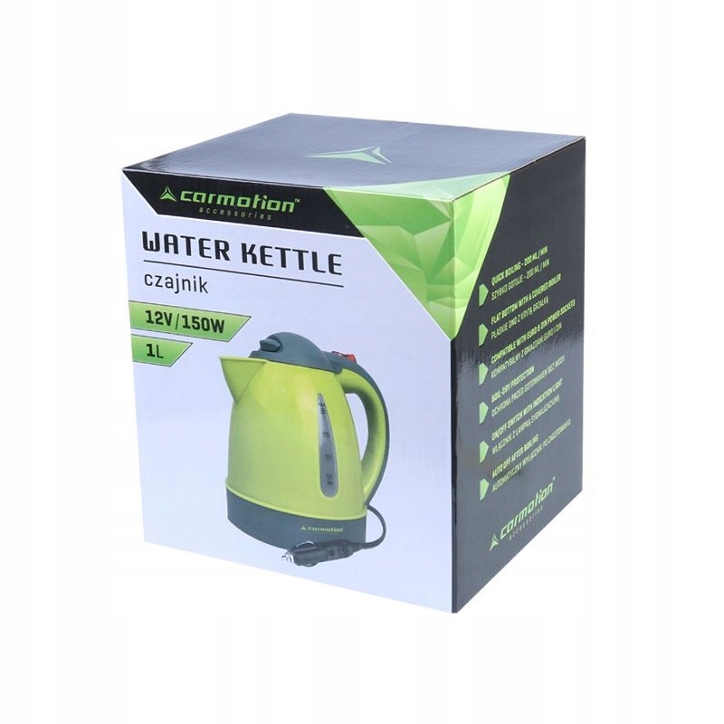 PORZĄDNY CZAJNIK DO SAMOCHODU 12V 1L O DUŻEJ MOCY EAN (GTIN) 5904378581992