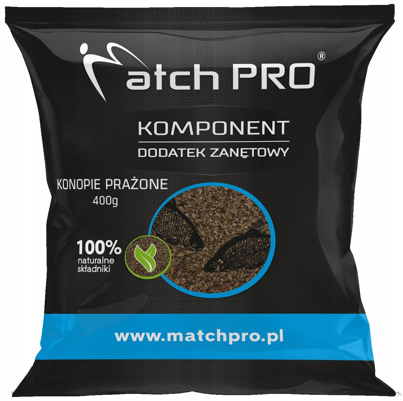 Zanęta Match Pro metoda spławikowa i gruntowa 0,4 kg Konopie Prażone