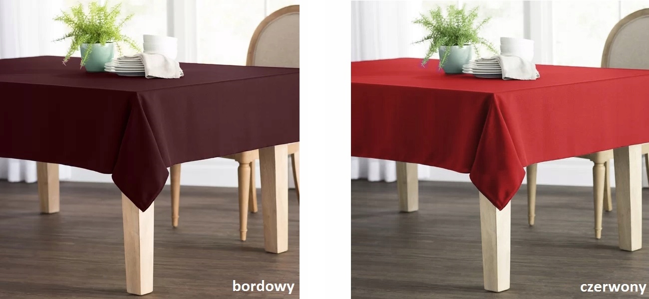 OBRUS PLAMOODPORNY STRONG 130x180 GRUBY KOLORY Typ obrus