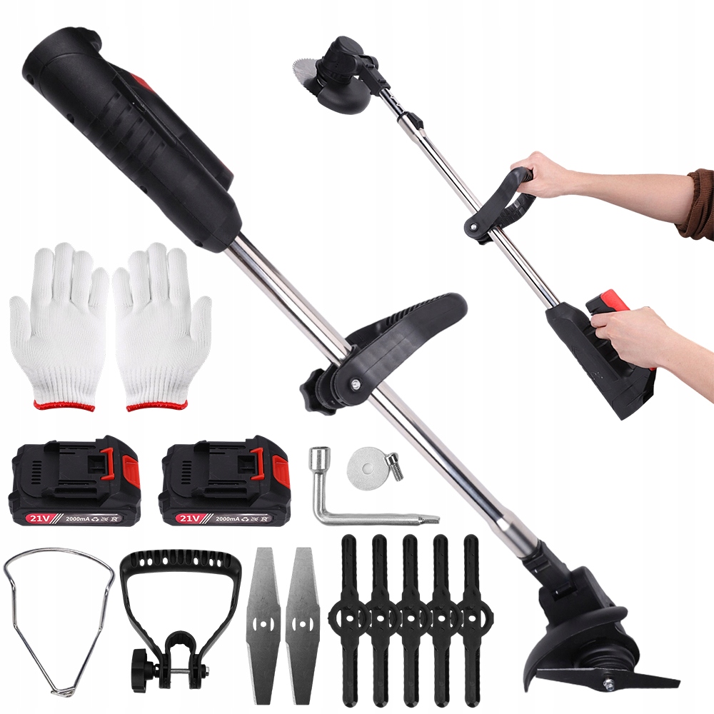 Akumulátorový vyžínač pro zahradu a pozemek 21V 2xAKU 30 minut provozu