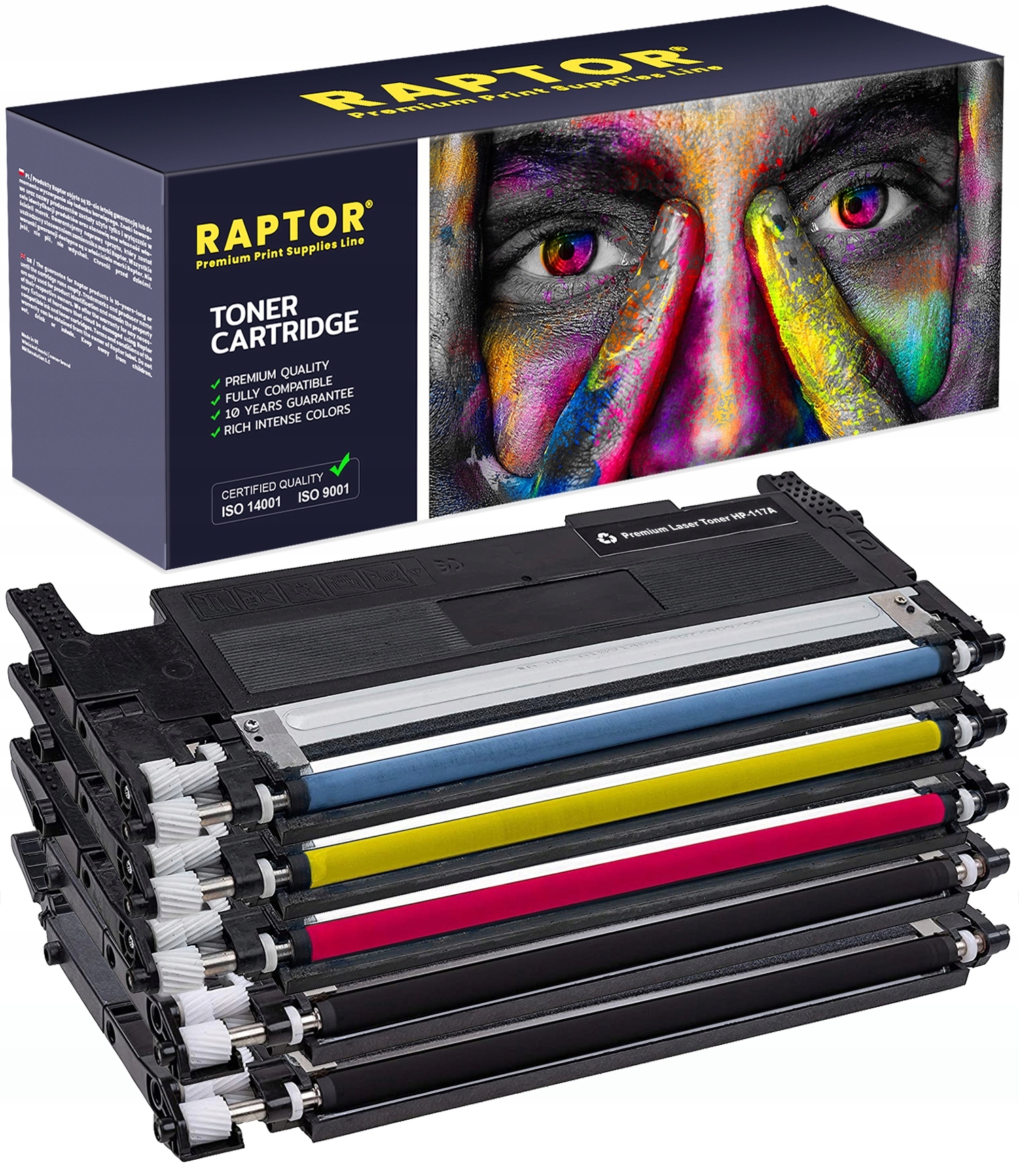 5x Toner pro W2070 Hp 117A 150a 150nw Mfp 178nw 179