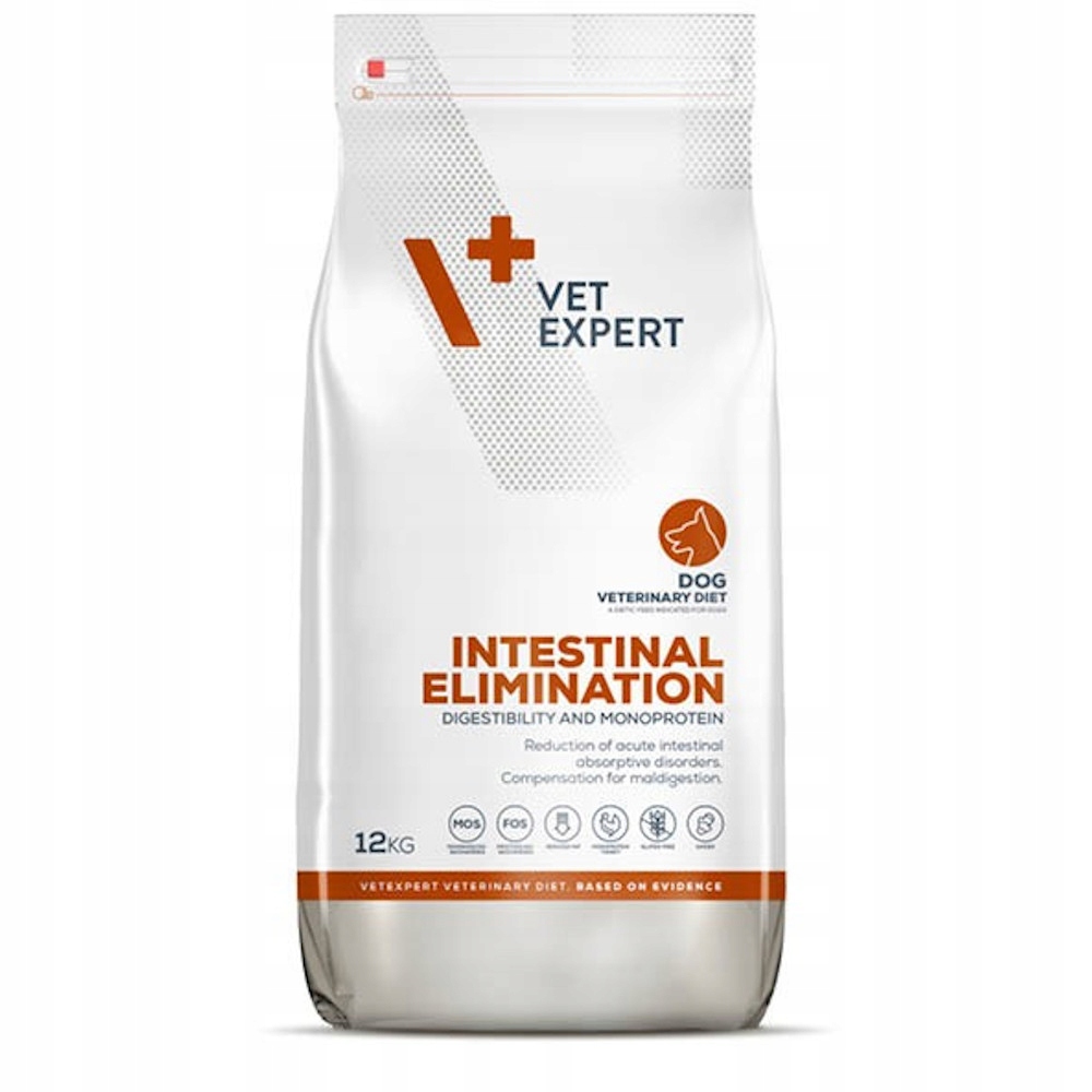 Levně 4T Veterinary Diet Dog Intestinal Elimination Suché Krmivo pro psy 12 kg