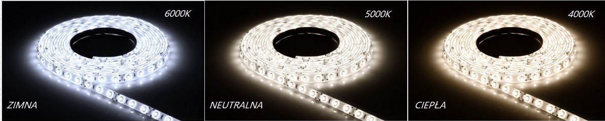 CZUJNIK RUCHU PIR TAŚMA LED 3528 ZASILACZ 150 CM Napięcie (V) 12V DC