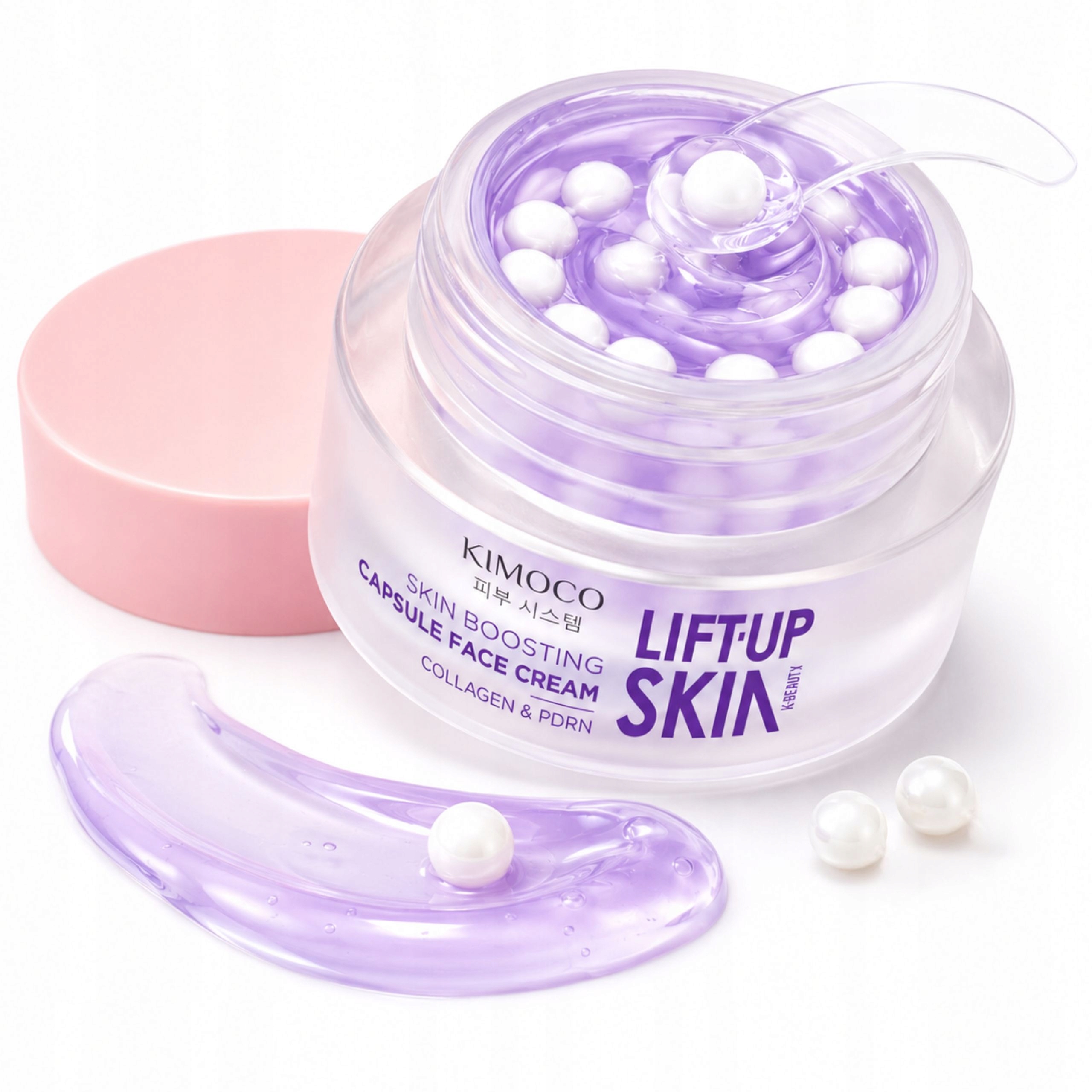 Kimoco Lift Up Skin Koreański Krem Do Twarzy z Kapsułkami Kolagenowymi 50ml