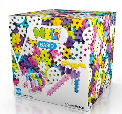 

Klocki Kreatywne Meli Constructor Pink 600+WIANEK