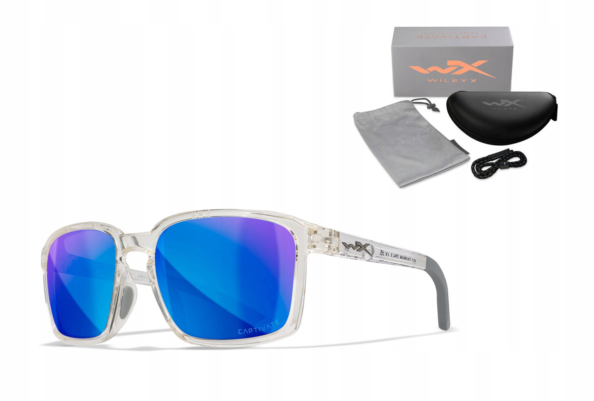 Okulary Polaryzacyjne Wiley X Alfa Captivate Blue