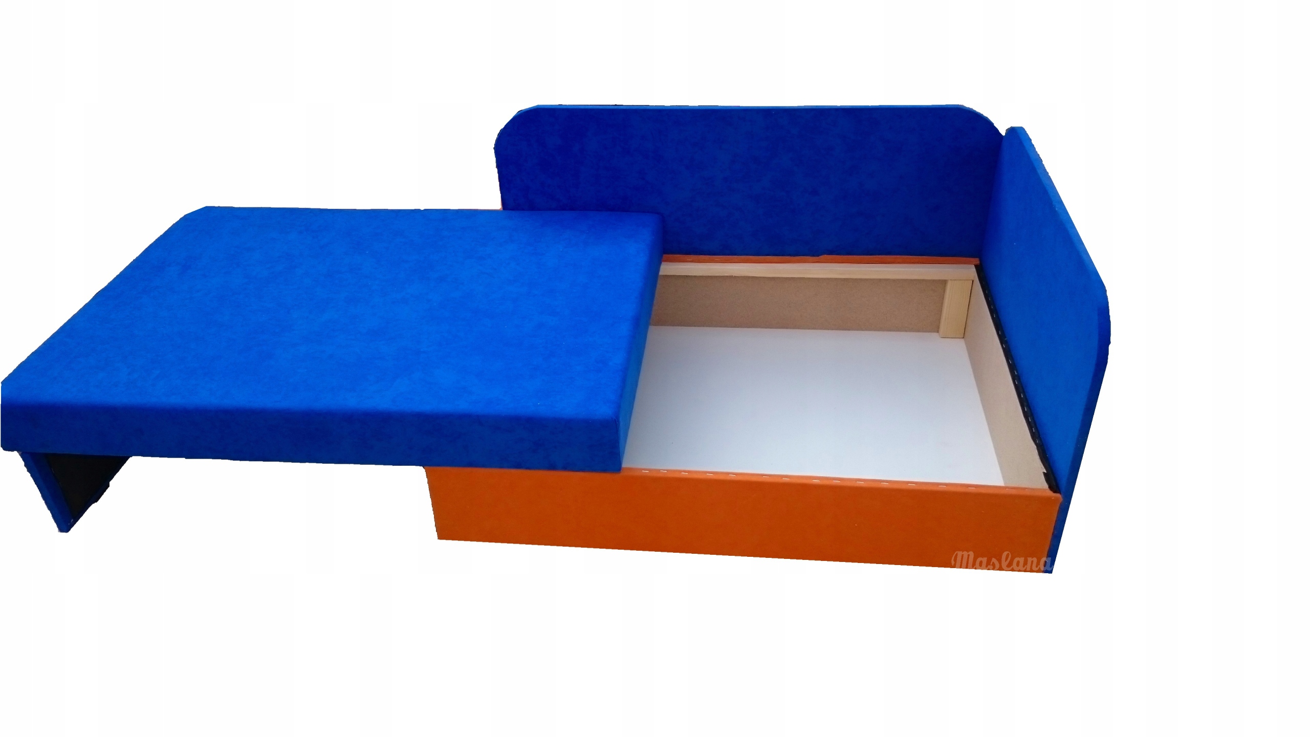 Łóżko dziecięce, narożnik dla dziecka, rozkładane Wysokość mebla 52 cm