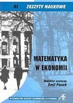 Matematyka W Ekonomii Zn 41