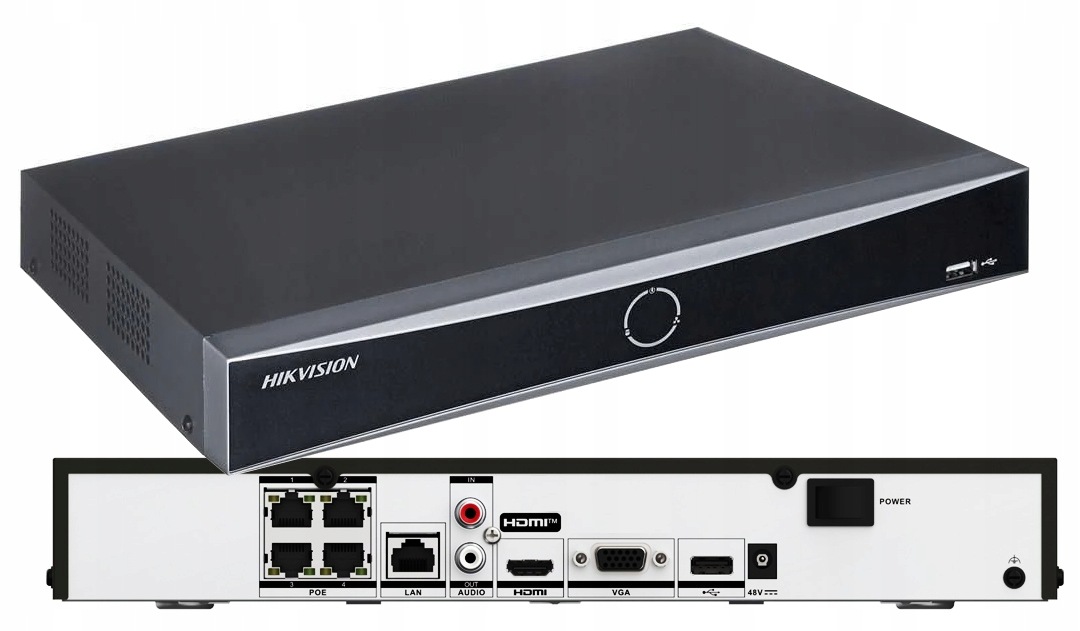 Ip rekordér Hikvision DS-7604NXI-K1/4P(D) Switch PoE Analytika Acusense