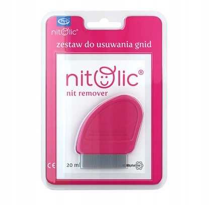 

Pipi Nitolic Zestaw Gnidy 20 ml+grzebień Wszawica