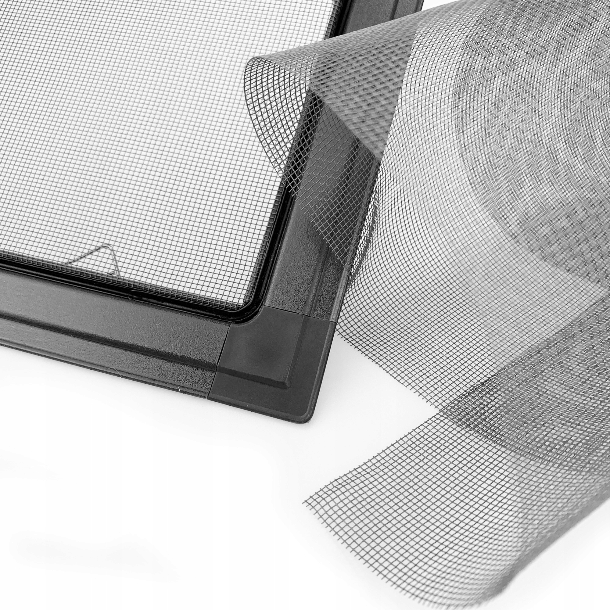 CZARNA siatka na metry 1m x 1m MOSKITIERA włókno Rodzaj na metry