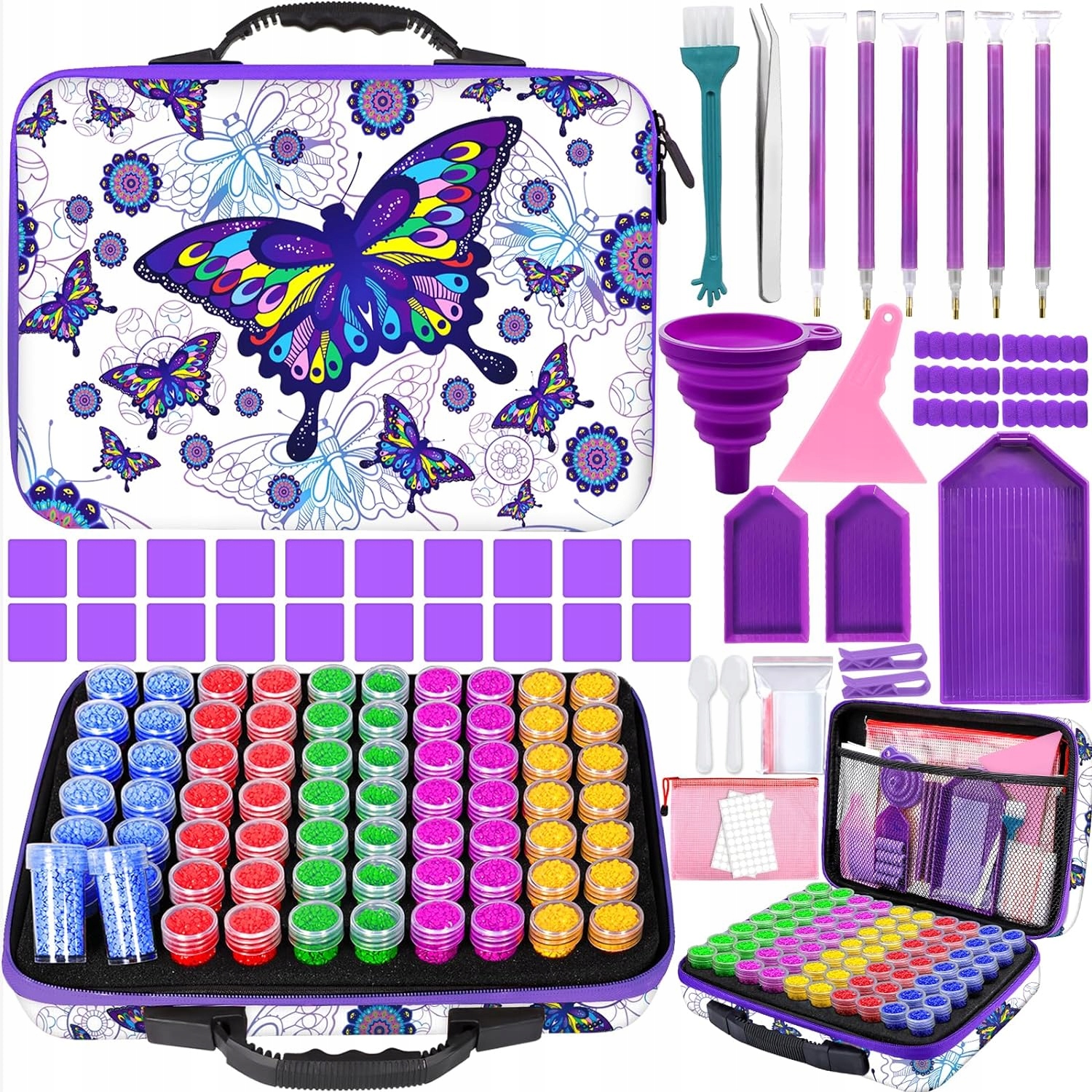 Organizér Diamond Painting Příslušenství Kontejnery Velká vyšívací sada dárek