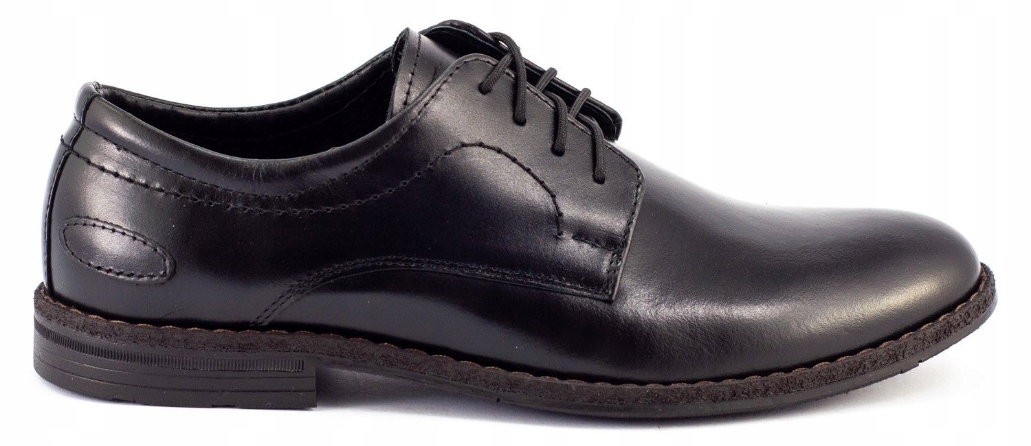 

Buty Wizytowe Męskie Skóra Polskie 281 Czarny 40