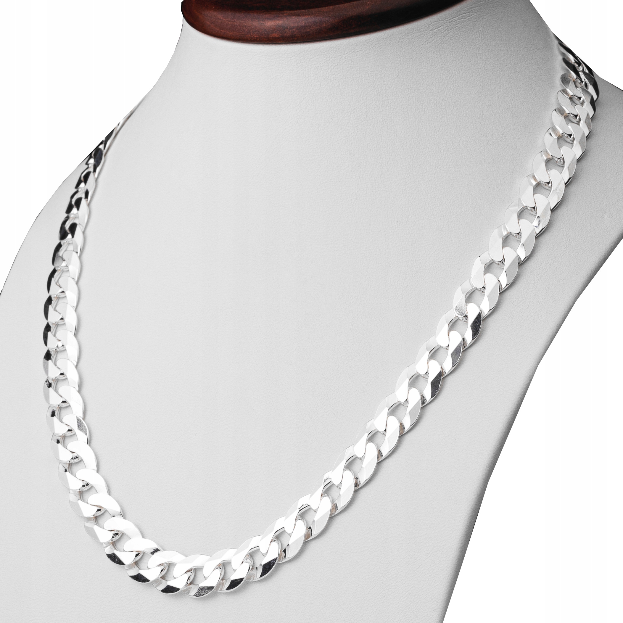 SREBRNY ŁAŃCUSZEK PANCERKA 60CM ŁAŃCUCH 10,5MM 925 Kod producenta PN 008