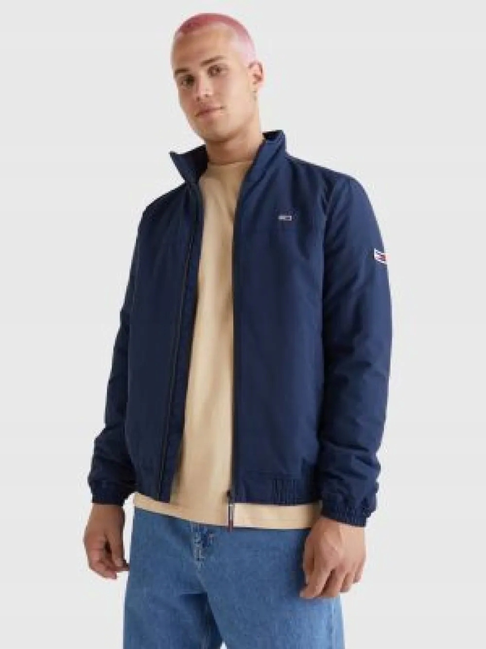 Pánské přechodové bundy Tommy Hilfiger Tmavě Modré S