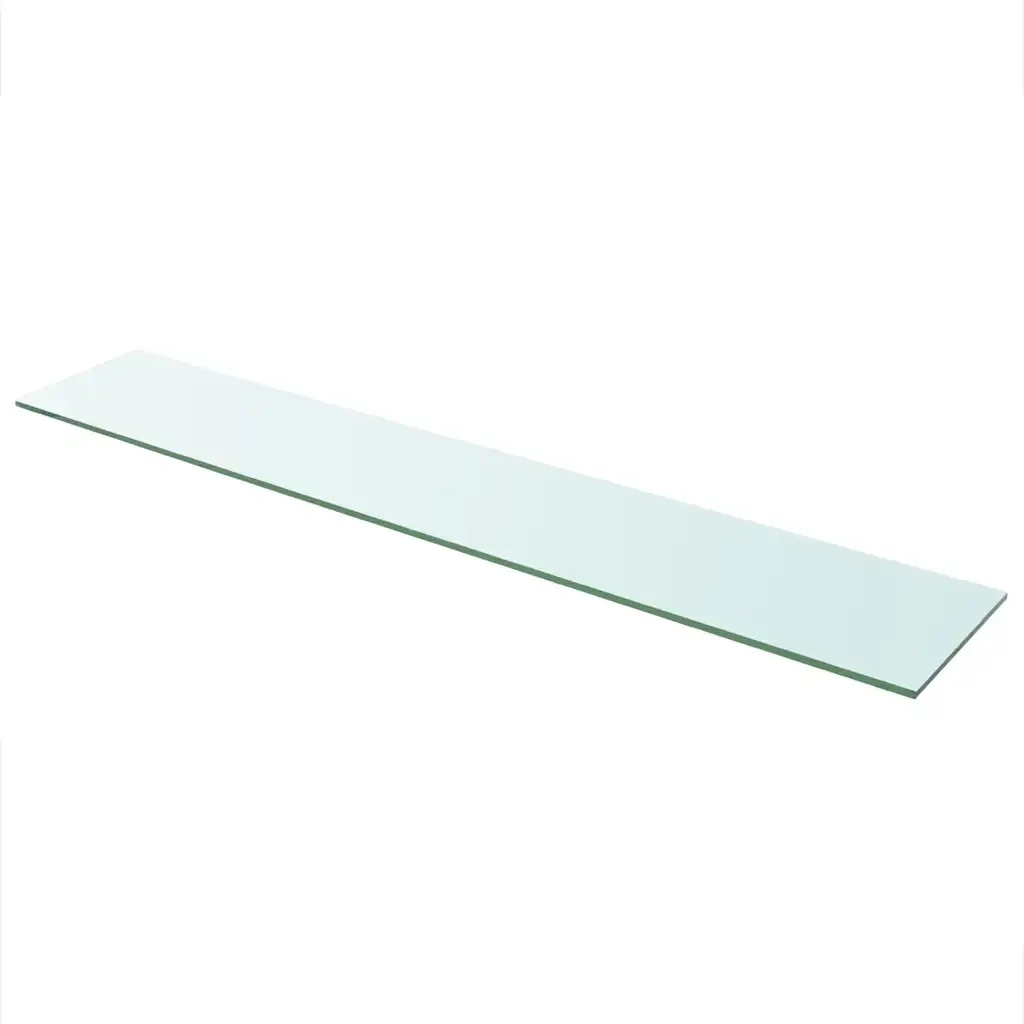 Výstavní panel z tvrzeného skla, 110 x 20 cm, bezbarvý, 8 mm