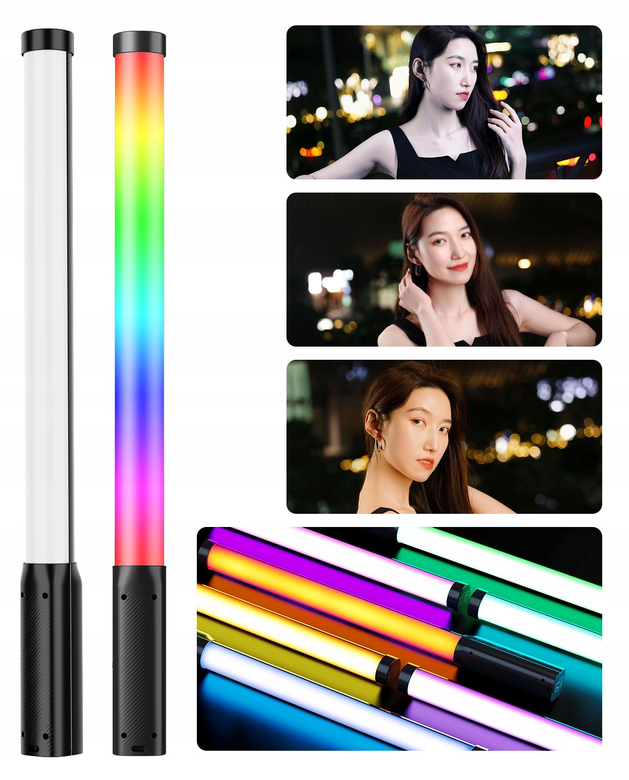 Diodová lampa Tuba Led Osvětlení Meč Světelný Ulanzi VL119 Rgb 3300 mAh