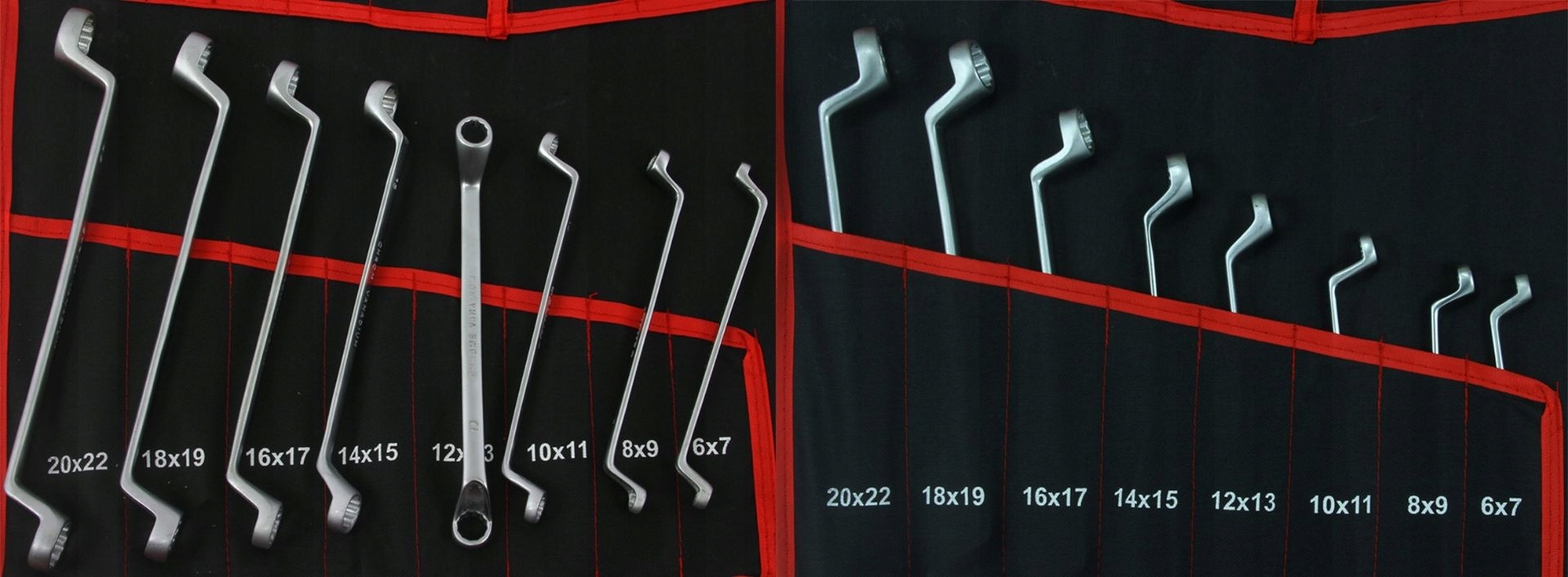 Zestaw Kluczy Plasko Oczkowych 47 EL Klucze 6 32 Mark Mar Pol