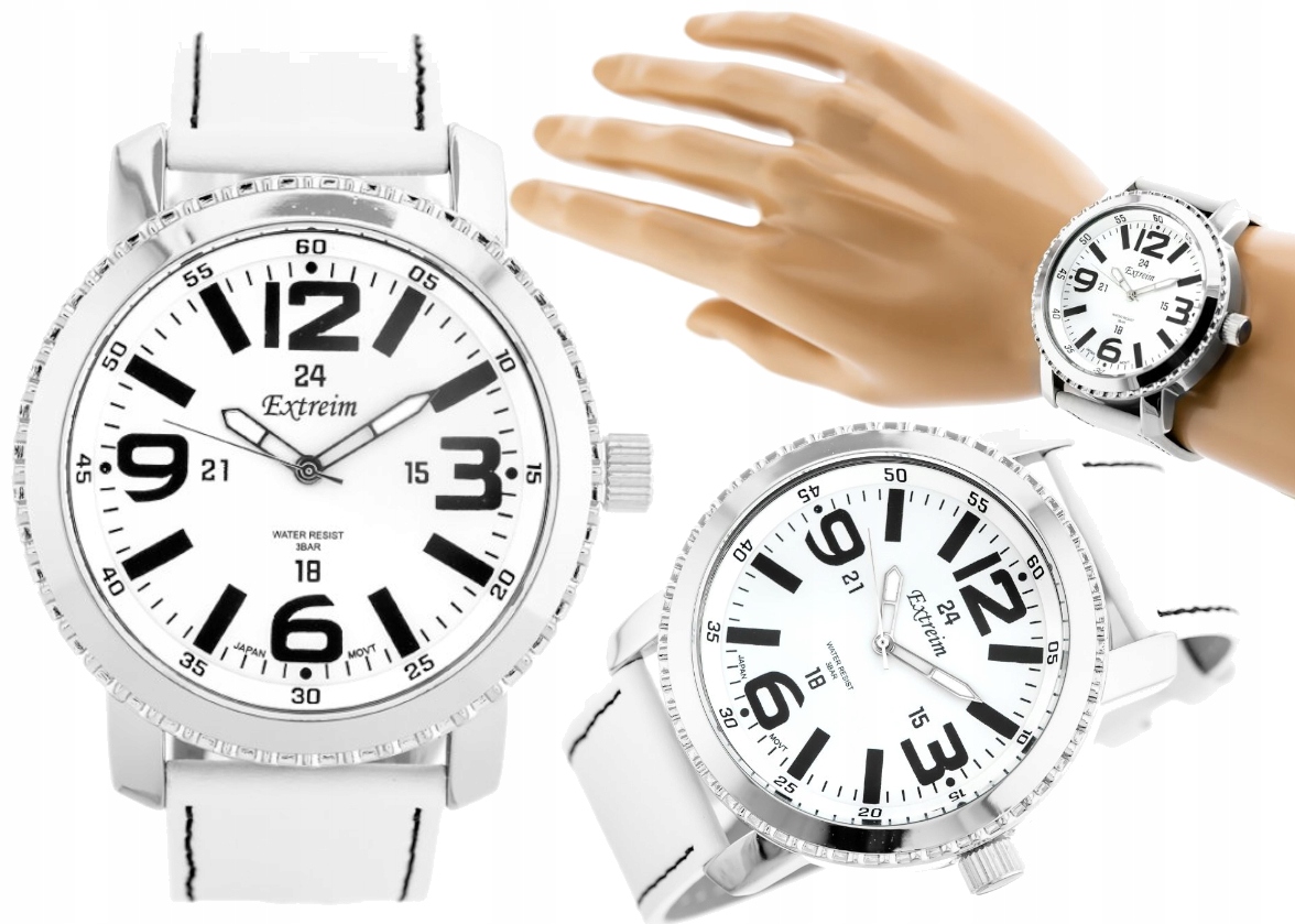 

Elegancki Zegarek Męski Extreim Na Pasku Analogowy