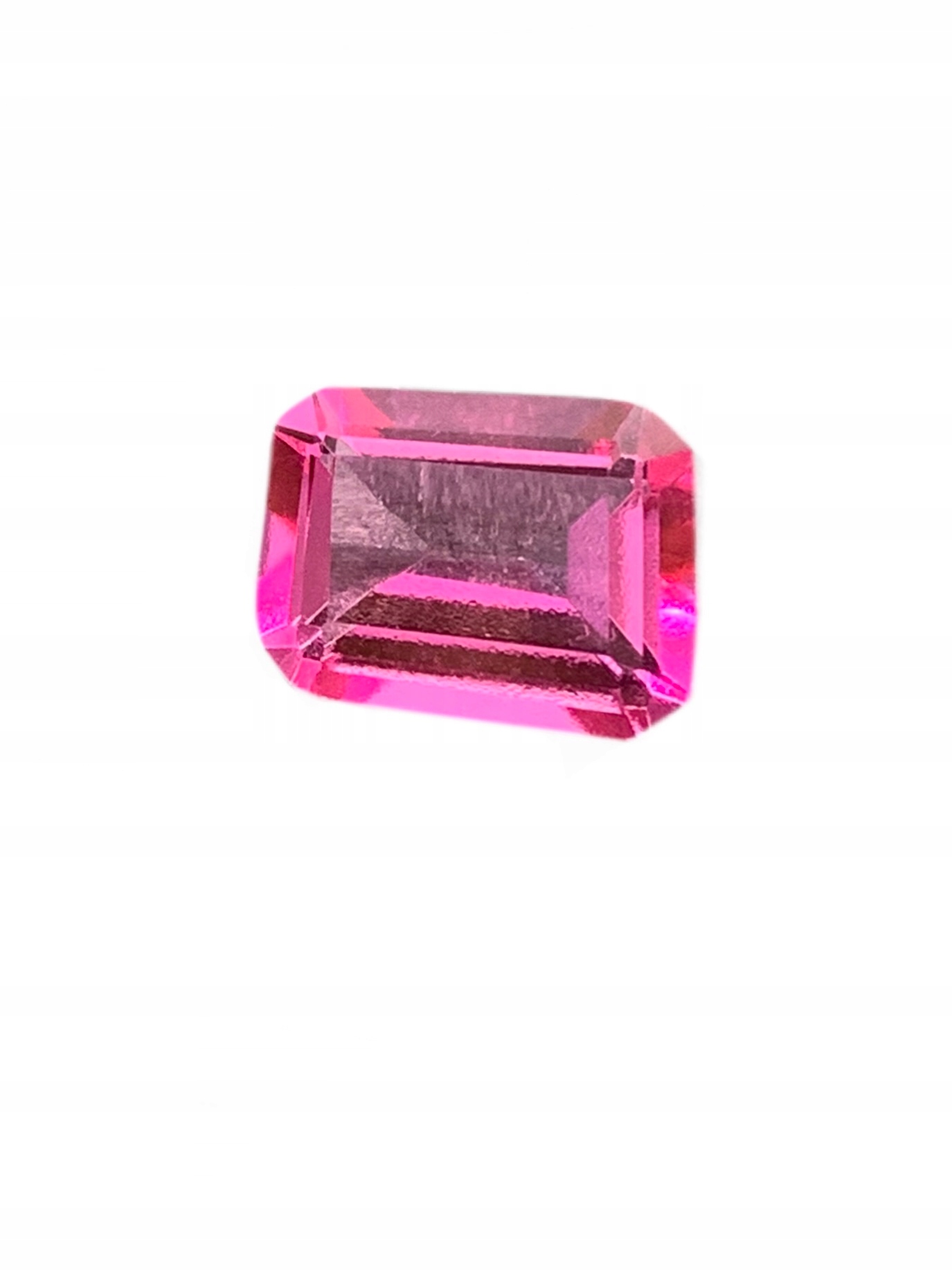 Topaz Růžový Osmiúhelník 9x7 MM Kus