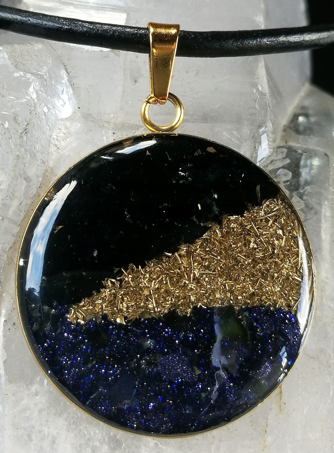 Orgonit Zářič 5G Noc Káhiry Turmalín Amulet