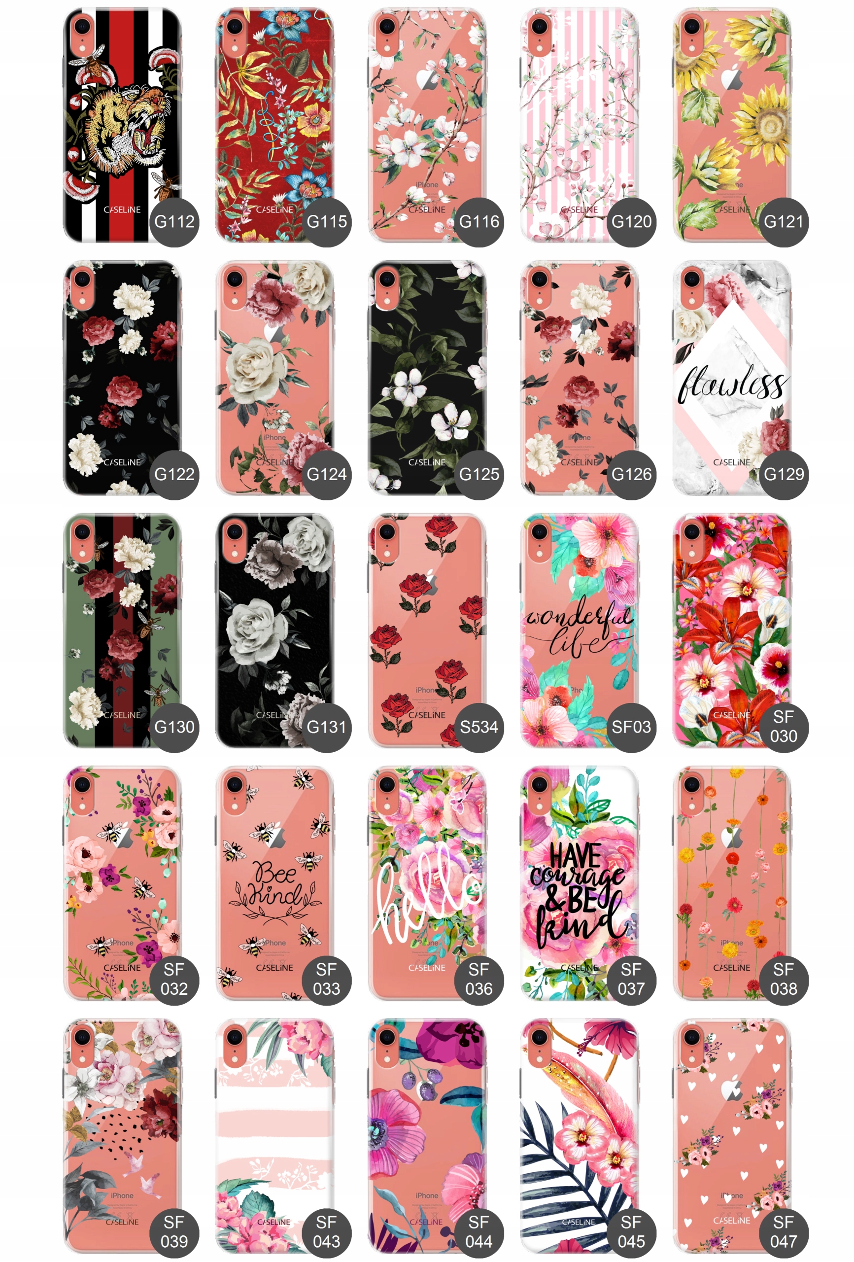 Etui wzory do iPhone XR case guma slim