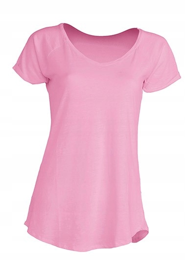 

Bluzka Damska t-shirt 100% Bawełna Pink Neon L/XL