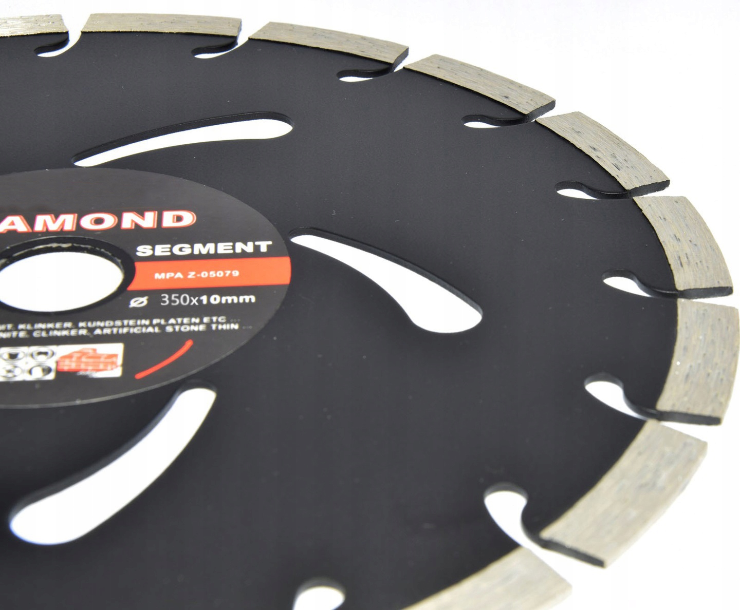 TARCZA DIAMENTOWA SEGMENTOWA 350mm BETONU KOSTKI