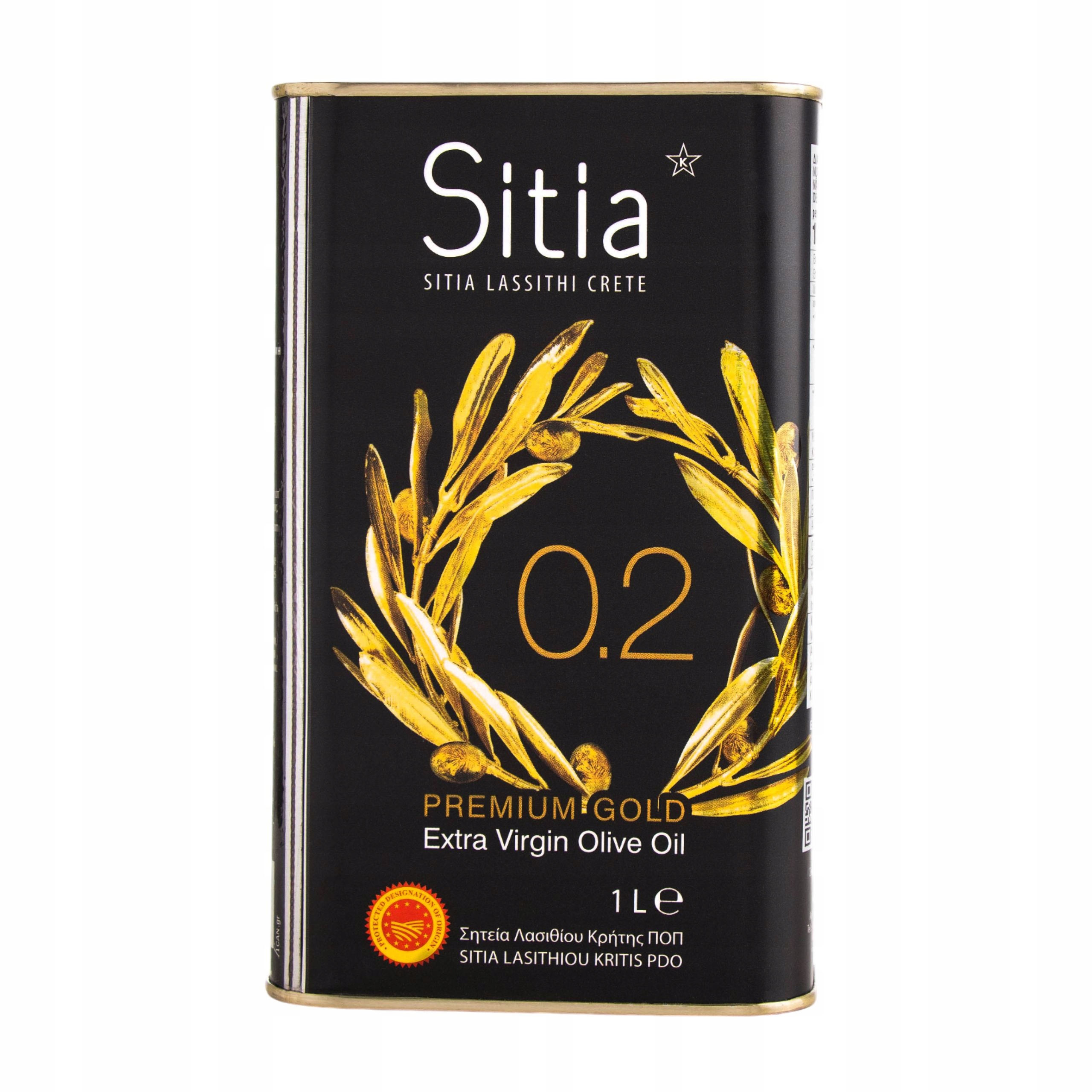 Levně Řecký prémiový olivový olej Sitia Extra Virgin 0,2, datum výroby 10/2024