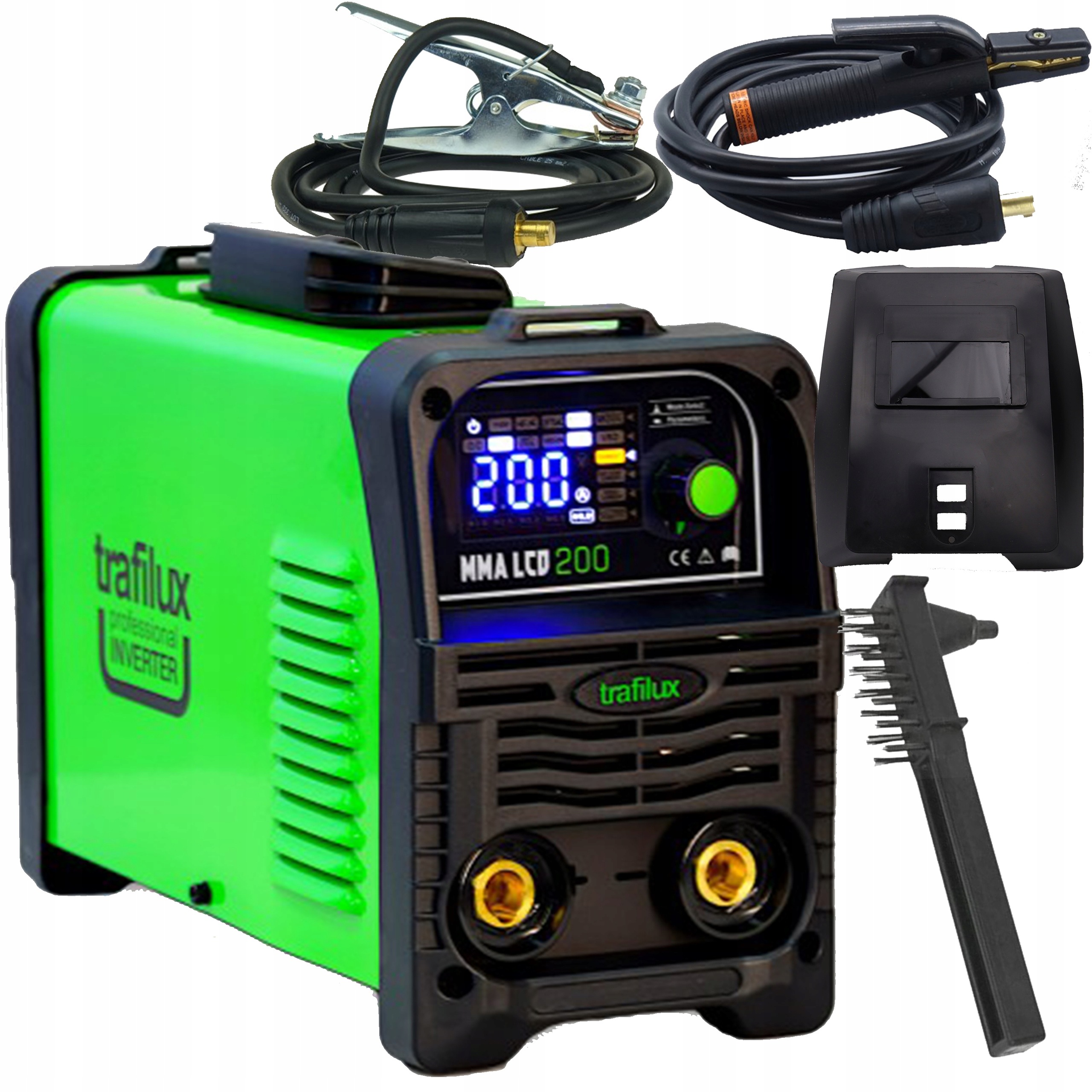 Invertorová svářečka Trafilux Mma LCD 200 Synergie Tig Lift Vrd Hot Start